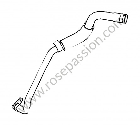 P125835 - Conduite d'aspiration pour Porsche Cayenne / 957 / 9PA1 • 2010 • Turbo e81 • Boite auto