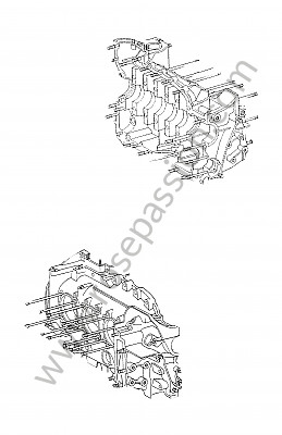 P12601 - Basamento motore per Porsche 911 Classic • 1970 • 2.2e • Coupe • Cambio manuale 5 marce