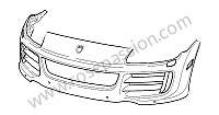 P126041 - Forro para Porsche Cayenne / 957 / 9PA1 • 2008 • Cayenne turbo • Caixa automática