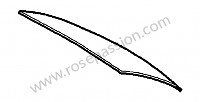 P126280 - Lunette AR pour Porsche Cayenne / 957 / 9PA1 • 2008 • Cayenne s v8 • Boite manuelle 6 vitesses