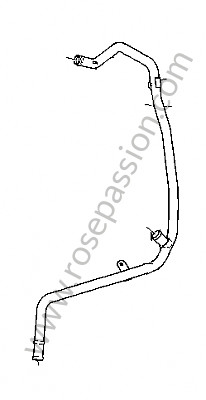 P126524 - Heizleitungsrohr für Porsche Cayenne / 955 / 9PA • 2006 • Cayenne s v8 • Automatikgetriebe