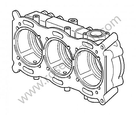 P127373 - Housing for Porsche 997 Turbo / 997T / 911 Turbo / GT2 • 2007 • 997 turbo • Coupe • Manual gearbox, 6 speed
