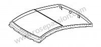 P128001 - Kader voor Porsche 997-2 / 911 Carrera • 2012 • 997 c4 • Targa • Bak pdk
