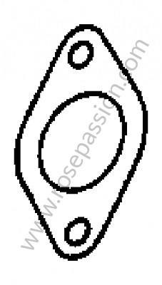 P12821 - Gasket for Porsche 911 Classic • 1968 • 2.0l • Coupe • Manual gearbox, 5 speed