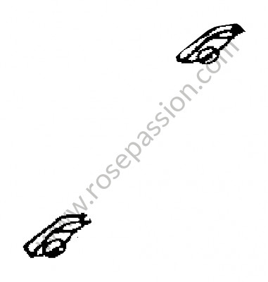 P128308 - Piastrina viti autofilet. per Porsche 996 Turbo / 996T / 911 Turbo / GT2 • 2005 • 996 turbo • Coupe • Cambio manuale 6 marce