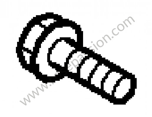 P128841 - Hexagon-head bolt for Porsche Cayenne / 957 / 9PA1 • 2010 • Cayenne turbo • Automatic gearbox