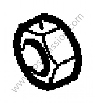 P130982 - Tuerca hexagonal para Porsche Cayenne / 957 / 9PA1 • 2008 • Cayenne turbo • Caja auto