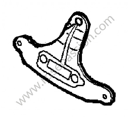 P131362 - Bracket for Porsche Cayenne / 957 / 9PA1 • 2007 • Cayenne s v8 • Manual gearbox, 6 speed