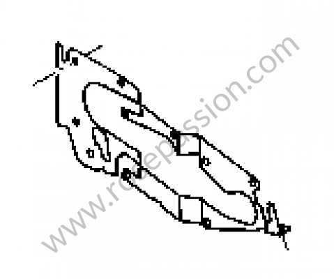 P131674 - Placa de sujecion para Porsche Cayenne / 955 / 9PA • 2003 • Cayenne turbo • Caja auto