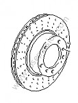 P132228 - Brake disc for Porsche 996 GT3 / GT3-1 • 2005 • 996 gt3 • Coupe • Manual gearbox, 6 speed