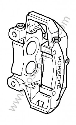 P132244 - Vaste beugel voor Porsche Boxster / 987-2 • 2012 • Boxster spyder 3.4 • Cabrio • Manuele bak 6 versnellingen