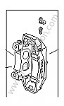 P132244 - Vaste beugel voor Porsche 997-1 / 911 Carrera • 2006 • 997 c2s • Cabrio • Automatische versnellingsbak