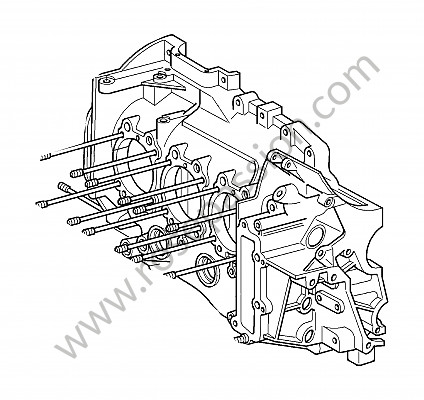 P132350 - Basamento motore per Porsche 997 GT3 / GT3-2 • 2007 • 997 gt3 3.6 • Coupe • Cambio manuale 6 marce
