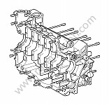 P132350 - Crankcase for Porsche 997 GT3 / GT3-2 • 2009 • 997 gt3 3.6 • Coupe • Manual gearbox, 6 speed