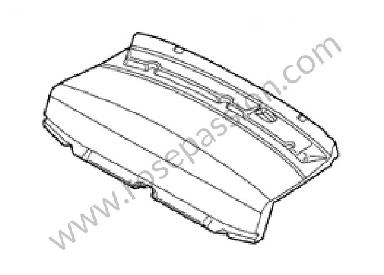 P132697 - Adhesive carpet for Porsche 997-1 / 911 Carrera • 2007 • 997 c4 • Targa • Automatic gearbox