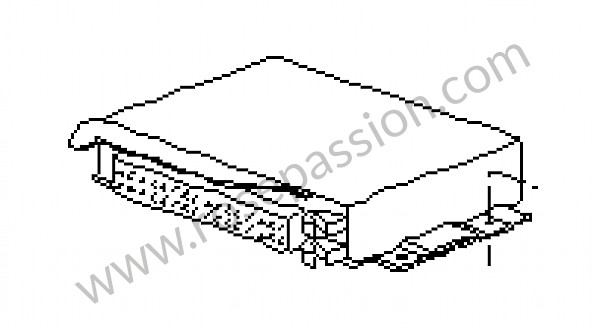 P132928 - Unidad de mando para Porsche Boxster / 987 • 2007 • Boxster 2.7 • Cabrio • Caja manual de 6 velocidades