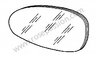 P133116 - Cristallo dello specch. per Porsche 997-2 / 911 Carrera • 2012 • 997 c4s • Cabrio • Cambio pdk