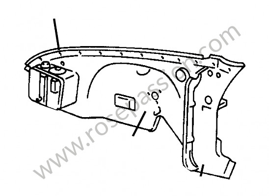 P13390 - Passage de roue pour Porsche 911 Classic • 1967 • 2.0l • Coupe • Boite manuelle 4 vitesses