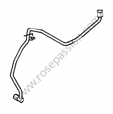P134911 - Pressure line for Porsche 997-2 / 911 Carrera • 2012 • 997 c4 • Cabrio • Pdk gearbox