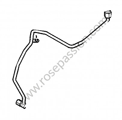 P134911 - Pressure line for Porsche Cayman / 987C2 • 2012 • Cayman r • Pdk gearbox