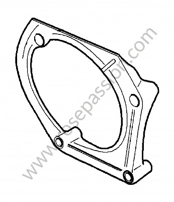P134943 - Intermediate flange for Porsche 997-2 / 911 Carrera • 2012 • 997 black edition • Coupe • Manual gearbox, 6 speed