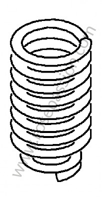 P135297 - Coil spring for Porsche Cayenne / 957 / 9PA1 • 2010 • Cayenne gts • Manual gearbox, 6 speed