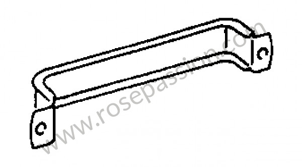 P13574 - Bracket for Porsche 912 • 1966 • 912 1.6 • Coupe • Manual gearbox, 4 speed