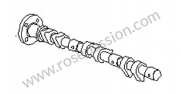 P135865 - Camshaft for Porsche Boxster / 987 • 2007 • Boxster 2.7 • Cabrio • Automatic gearbox