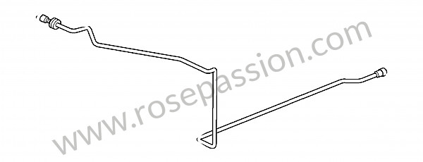 P136328 - Tubazione della frizione per Porsche Boxster / 987-2 • 2012 • Boxster s 3.4 black edition • Cabrio • Cambio manuale 6 marce