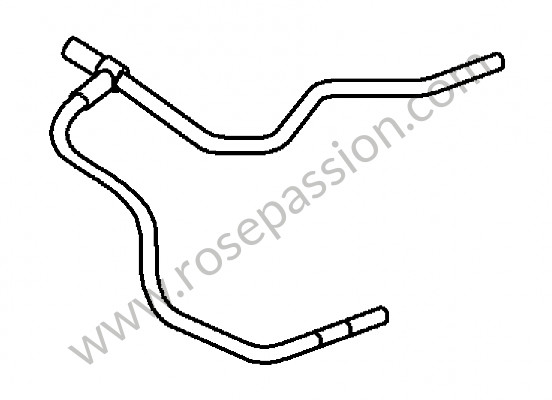 P136334 - Feed line for Porsche 997-2 / 911 Carrera • 2012 • 997 c2 • Cabrio • Manual gearbox, 6 speed