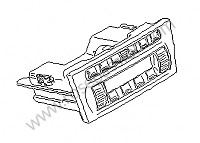 P136981 - Schakelaar airco voor Porsche Boxster / 987 • 2006 • Boxster s 3.2 • Cabrio • Manuele bak 6 versnellingen