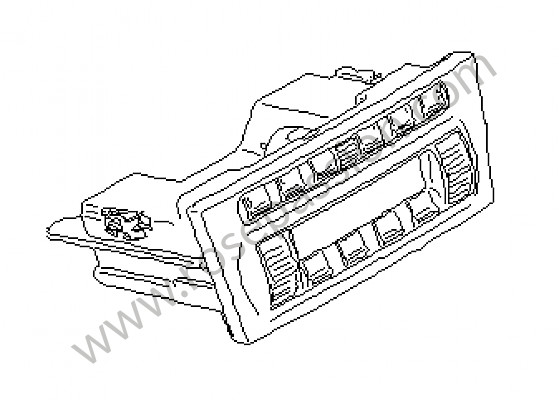 P136981 - Schakelaar airco voor Porsche Boxster / 987 • 2007 • Boxster 2.7 • Cabrio • Automatische versnellingsbak