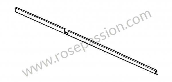 P137095 - Lining strap for Porsche Boxster / 987-2 • 2011 • Boxster 2.9 • Cabrio • Manual gearbox, 6 speed