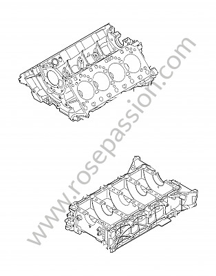 P137889 - Crankcase for Porsche Cayenne / 957 / 9PA1 • 2008 • Cayenne gts • Manual gearbox, 6 speed