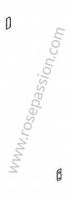 P138570 - Guida di scorrimento per Porsche Boxster / 987-2 • 2009 • Boxster s 3.4 • Cabrio • Cambio manuale 6 marce