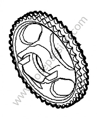 P138579 - Roda dentada para Porsche 997-2 / 911 Carrera • 2012 • 997 c4s • Coupe • Caixa pdk