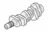 P138588 - Crankshaft for Porsche Boxster / 987-2 • 2011 • Boxster 2.9 • Cabrio • Manual gearbox, 6 speed