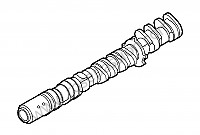 P138591 - Camshaft for Porsche 997-2 / 911 Carrera • 2011 • 997 c4 • Coupe • Manual gearbox, 6 speed