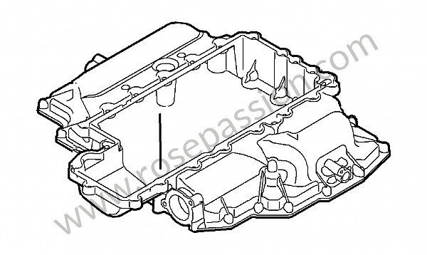 P138610 - Oliecarter voor Porsche Boxster / 987-2 • 2009 • Boxster 2.9 • Cabrio • Manuele bak 6 versnellingen