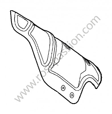 P139133 - Heat shield for Porsche Cayenne / 957 / 9PA1 • 2007 • Cayenne s v8 • Manual gearbox, 6 speed