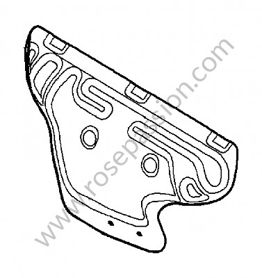 P139134 - Heat shield for Porsche Cayenne / 957 / 9PA1 • 2010 • Cayenne gts • Automatic gearbox
