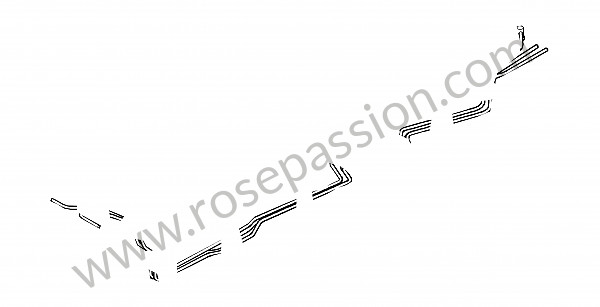 P139156 - Fuel line for Porsche Cayenne / 957 / 9PA1 • 2007 • Cayenne turbo • Automatic gearbox