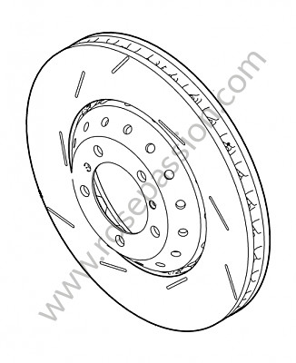 P139235 - Brake disc for Porsche Cayenne / 958 / 92A • 2014 • Cayenne s 4,8 v8 400 cv / ps • Automatic gearbox