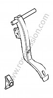 Pédale de frein / embrayage et émetteur récepteur embrayage pour Porsche Cayenne / 957 / 9PA1 • 2008 • Cayenne gts • Boite manuelle 6 vitesses