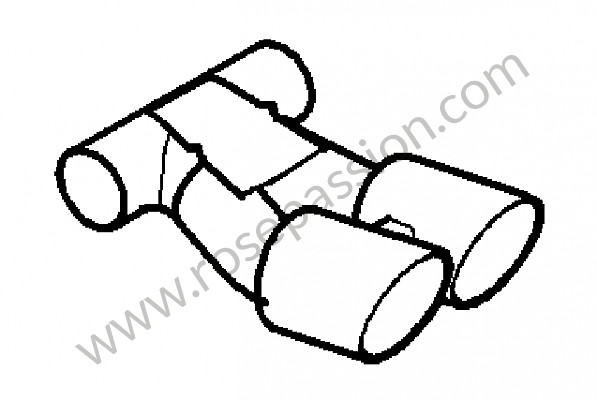 P139893 - Tail pipe for Porsche Boxster / 987-2 • 2011 • Boxster s 3.4 • Cabrio • Pdk gearbox