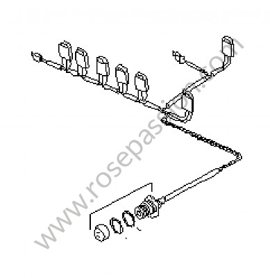 P139901 - Wiring harness for Porsche Boxster / 987 • 2008 • Boxster 2.7 • Cabrio • Automatic gearbox