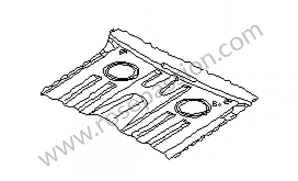 P139920 - Piso del maletero para Porsche Boxster / 987 • 2005 • Boxster s 3.2 • Cabrio • Caja manual de 6 velocidades
