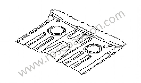 P139920 - Piso del maletero para Porsche Boxster / 986 • 1999 • Boxster 2.5 • Cabrio • Caja manual de 5 velocidades