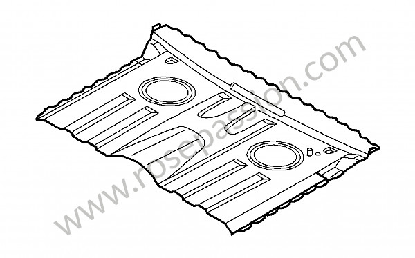 P139920 - Boot floor plate for Porsche Boxster / 987-2 • 2011 • Boxster s 3.4 • Cabrio • Pdk gearbox