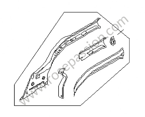 P139921 - Suporte de mancal para Porsche Cayman / 987C • 2008 • Cayman 2.7 • Caixa manual 6 velocidades